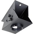 Peerless Light Weight Cathedral Ceiling Adapter, Black ACC912